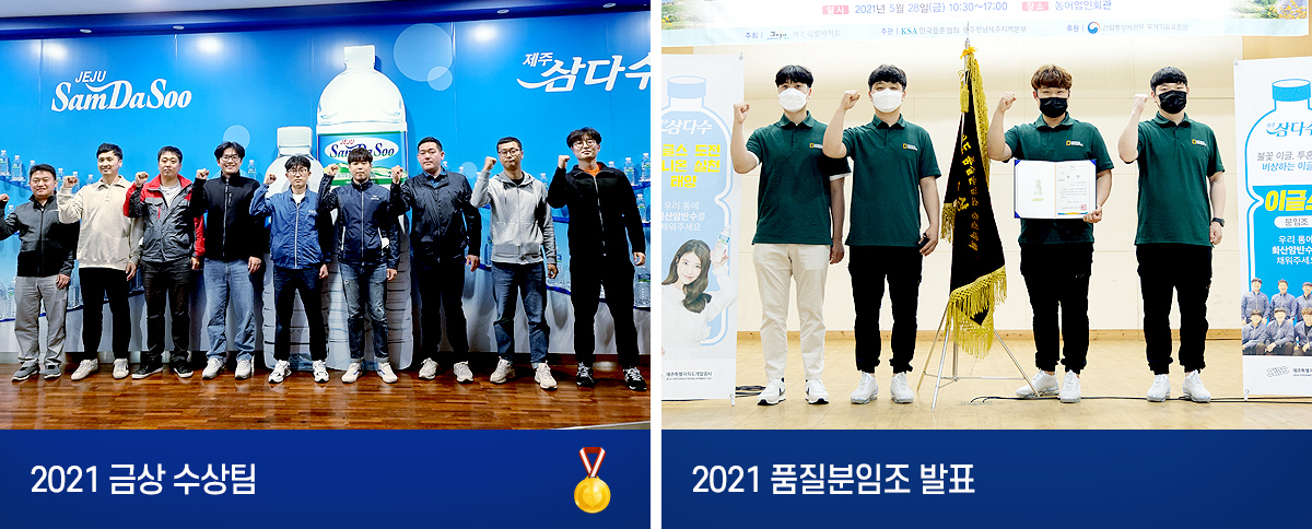 2021 금상 수상팀,2021 품질분임조 발표